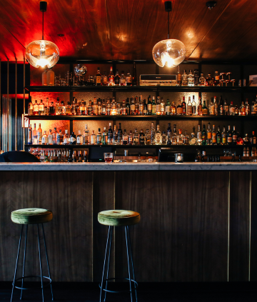 Ein leere Bar
