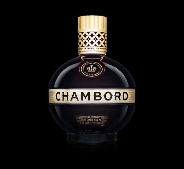 Eine Flasche edler Chambord Likör 