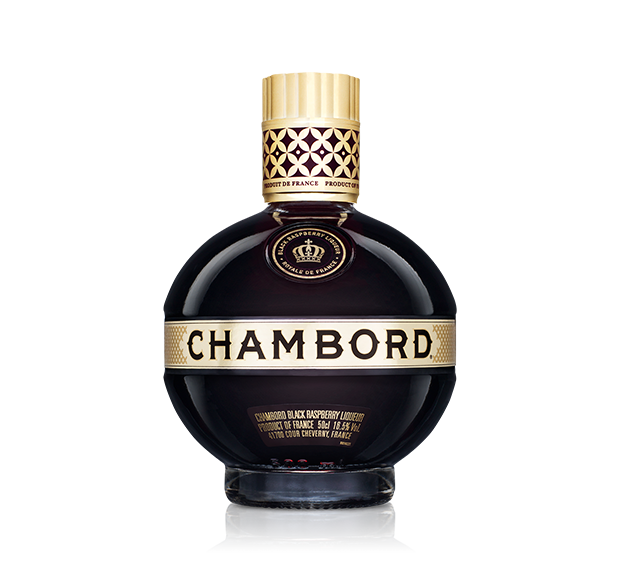 Eine Flasche edler Chambord Likör 