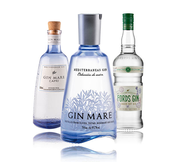Unsere Gin-Stars: Gin Mare, Gin Mare Capri und Fords Gin